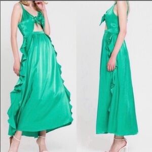Endless Rose green tie dress